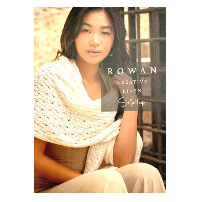 Vista frontal del magazine Creative Linen - 7 projets au crochet - Rowan en stock