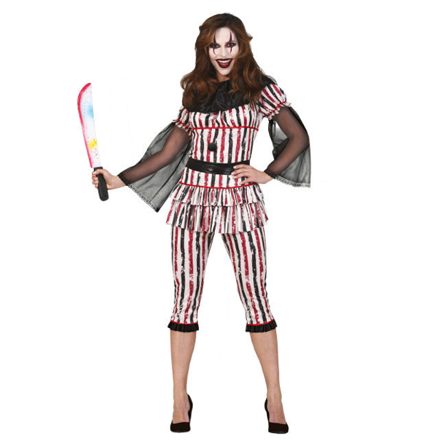 Vista principal del costume de clown terrifiant pour femmes en stock