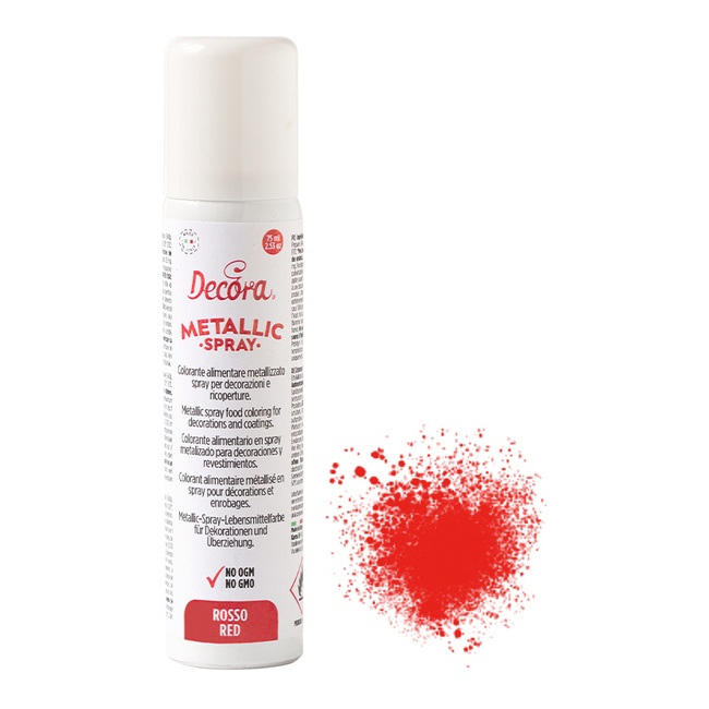 Spray métallique - Colorants alimentaires Or - 75 ml. Colorant
