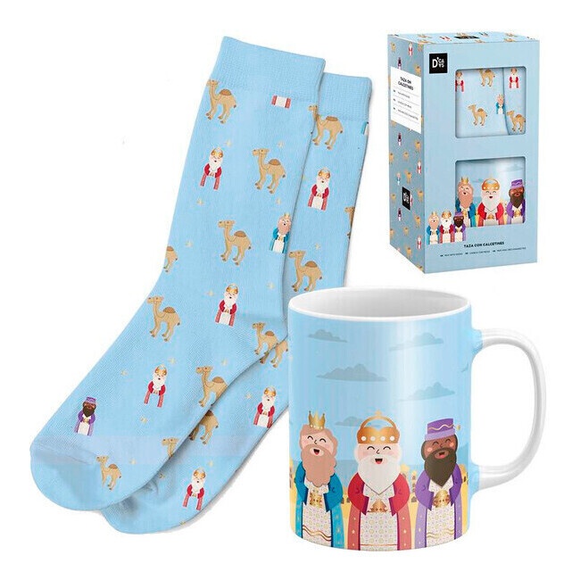 Coffret cadeau mug et chaussettes - Père Noël