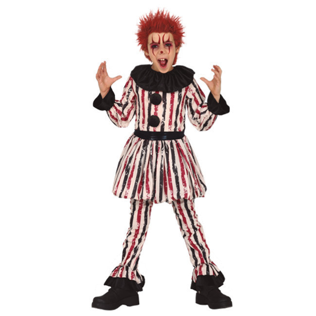 Vista principal del costume de clown terrifiant pour enfants en stock