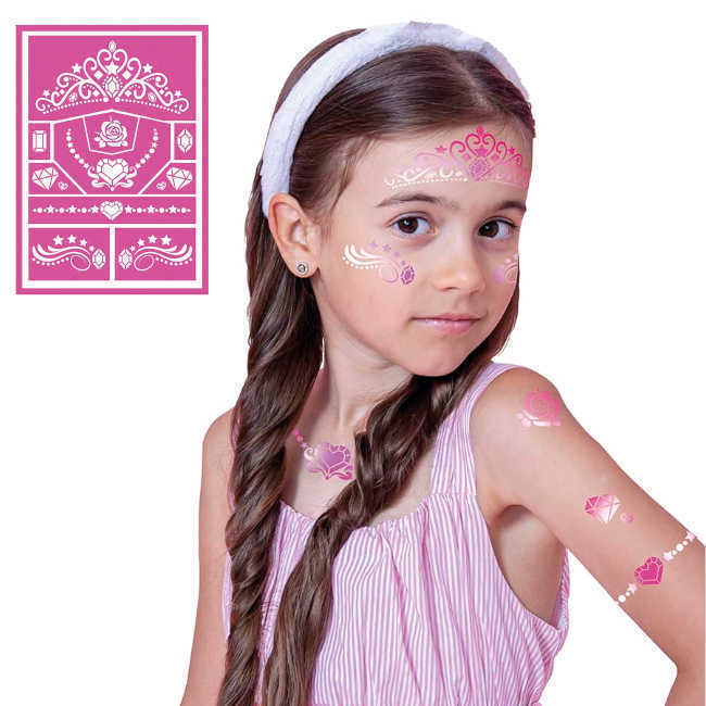 Modèle de maquillage de princesse pour enfants par 1,50 €