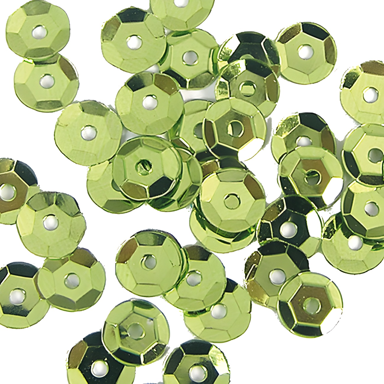 INNSPIRO Paillettes Argentate 6mm - 28g Per Cucito E Colla: Brillantina Facile Per Vestiti E Accessori Fai Da Te