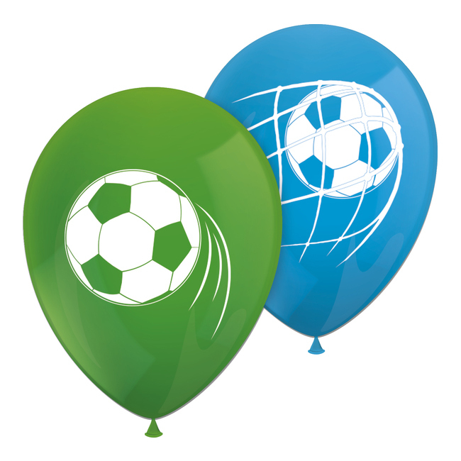 Ballons de football en latex 30 cm - 6 pcs. par 4,50 €