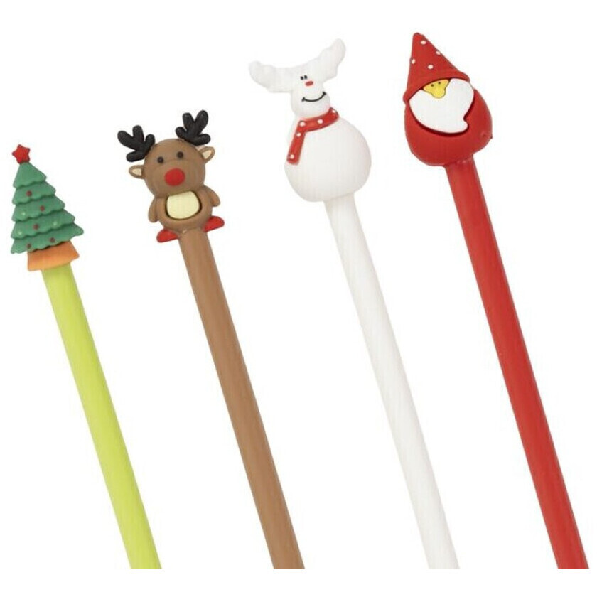 Stylo de Noël de 20 cm - 1 unité