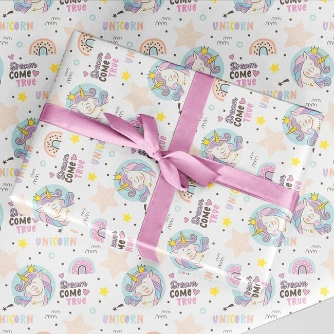 Emballage cadeau licorne