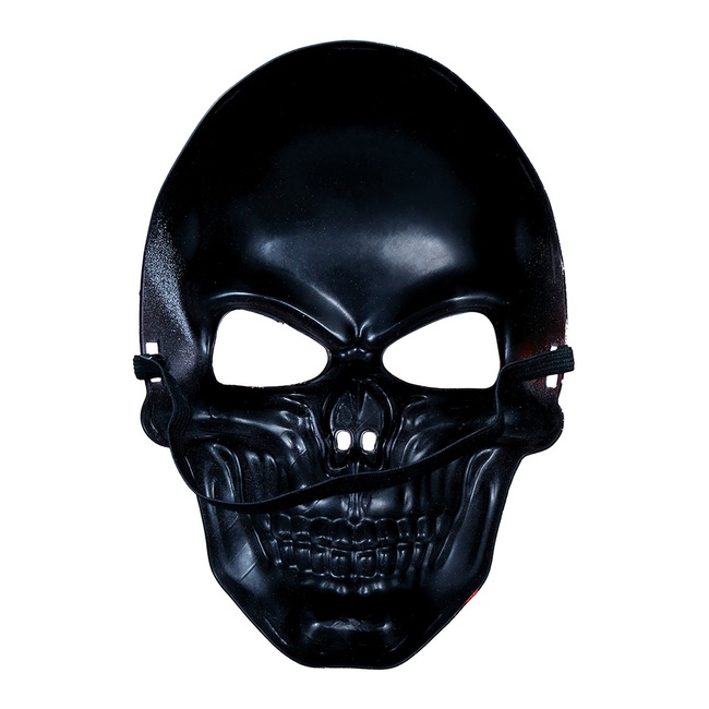 Masque tête de mort rouge fissures par 2,50 €