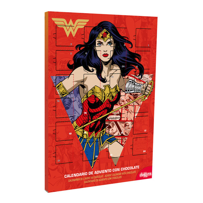 Vista principal del calendrier de l'Avent Wonder Woman en stock
