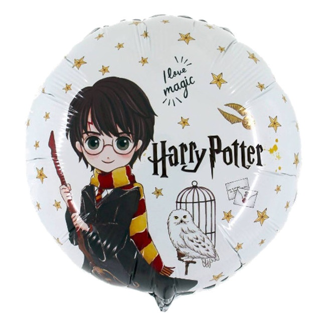 Vista delantera del ballon animé Harry Potter, 46 cm - Ciao en stock