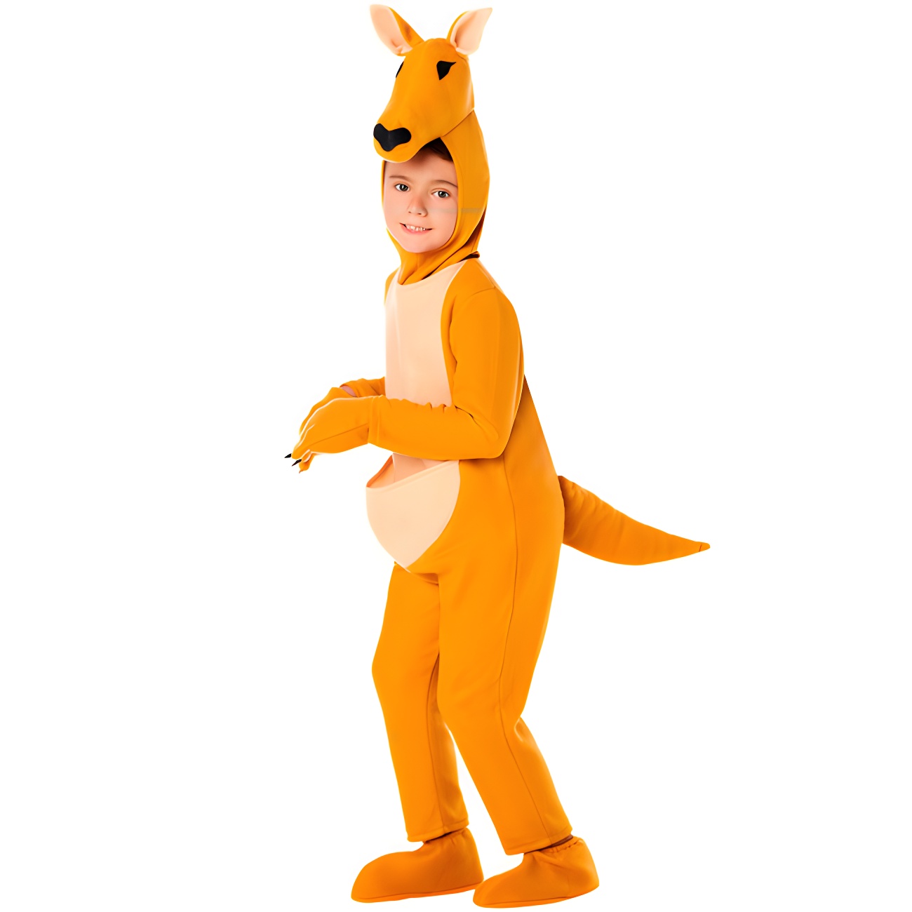 Déguisement De Kangourou Wallaby Pour Bébé 12-24 Mois - Combinaison, Cagoule Et Chaussons Inclus