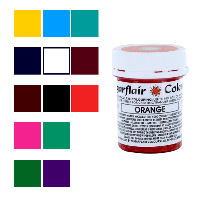 COLORANTS LIPOSOLUBLES POUR CHOCOLAT - Colorants - La Boutique du