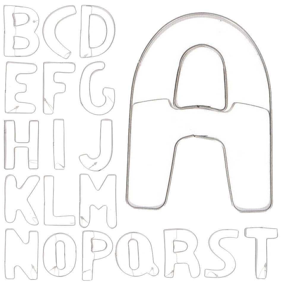 Découpeur d'alphabet par lettres - Wilton - 1 lettre