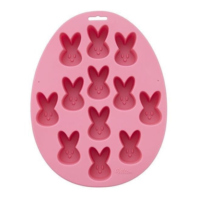 Moule à lapin en silicone 23,5 x 18 x 2,5 cm - Wilton - 12 cavités par 8,00  €