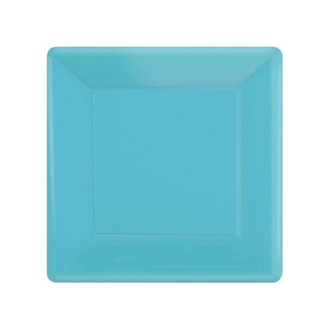 Assiettes en carton de 26 cm de couleurs - 20 unités