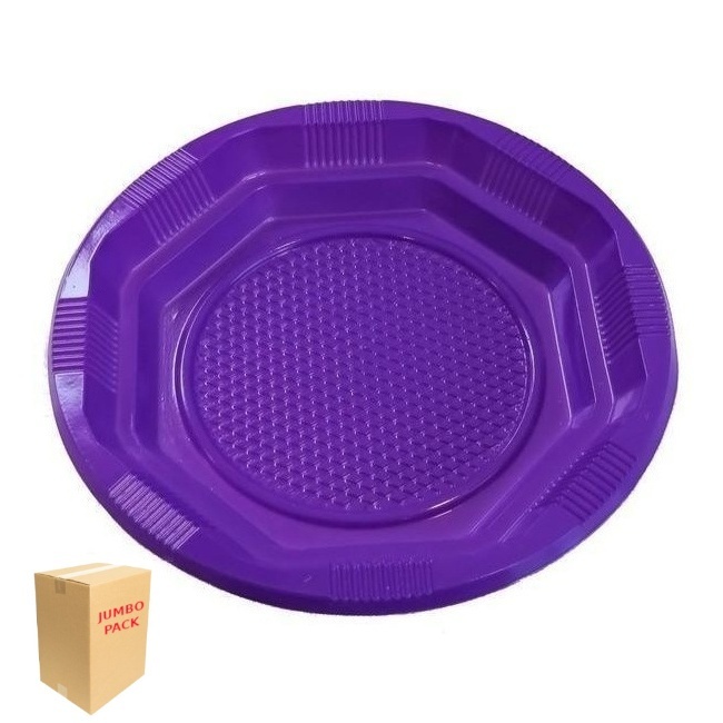 Assiettes en plastique colorées de 13,5 cm - 1920 unités