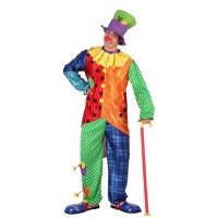 Costume de Clown avec chapeau pour hommes