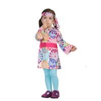 Costume de hippie des années 70 pour bébé fille