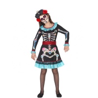 Déguisement mexicain de Catrina pour filles