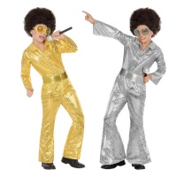 Costume de style disco doré pour garçons