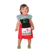 Costume bavarois classique pour petites filles