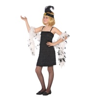 Costume Charleston noir pour enfants