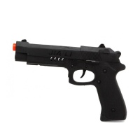 Pistolet noir - 25 cm