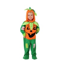 Costume de citrouille avec capuche pour bébé