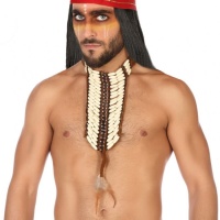 Collier indien à pendentif long