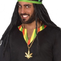 Collier de marijuana en or