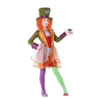 Costume de chapelier fou souriant pour filles