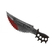 Couteau de scie avec sang - 51 cm