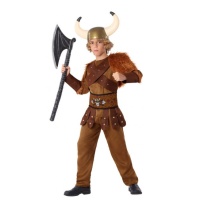 Costume de Viking nordique brun pour enfants