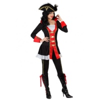 Costume de capitaine pirate Corsaire pour femmes