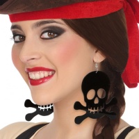 Boucles d'oreilles Crâne de pirate