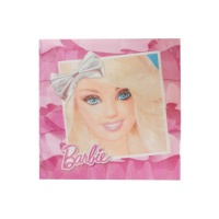 Serviettes Barbie Party 16,5 x 16,5 cm - 15 pièces