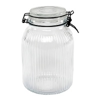 Bocal de 1,9 L avec couvercle en verre