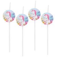 Pailles Licorne - 10 pcs.