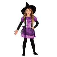 Costume de sorcière lilas pour filles