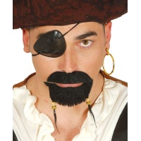 Bouc et moustache de pirate