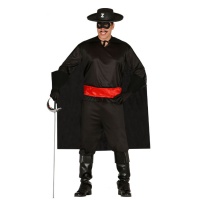 Costume Zorro avec cape pour hommes