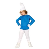 Costume de shtroumpf bleu pour enfants