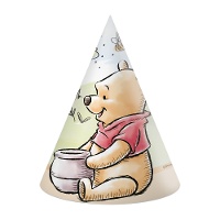 Chapeaux Winnie l'ourson - thème nature, lot de 6
