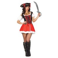 Costume de pirate boucanier pour femme