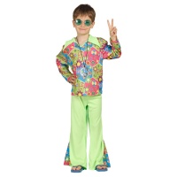 Costume de fleur hippie pour enfants