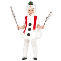 Costume de bonhomme de neige pour enfants