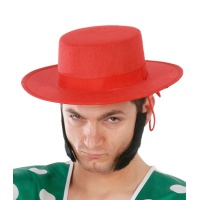 Chapeau de sévillain rouge - 59 cm
