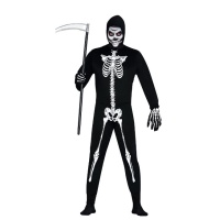 Costume d'Halloween squelette pour adultes