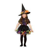 Costume de petite sorcière joyeuse pour filles