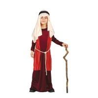 Costume hébreu avec foulard rouge pour enfants