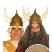 Casque viking avec cornes - 55 cm